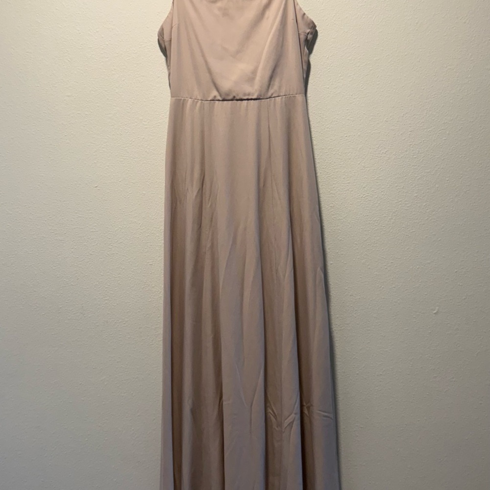 Show Me Your MuMu Beige Sleeveless Maxi Dress
